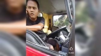 Heboh Polisi di Labusel Pecahkan Kaca Truk saat Razia, Begini Kejadiannya