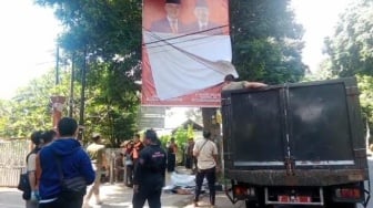 Hari Pertama Masa Tenang, Baliho dan Spanduk Kampanye di Bogor Diberedel