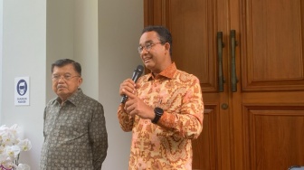 Kabar Jusuf Kalla Bertemu Megawati Menguat, Anies: Kita Tunggu!