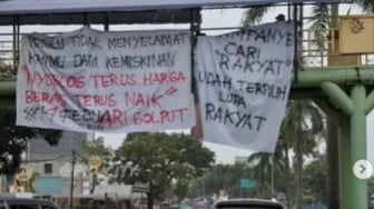 Heboh Spanduk Ajakan Golput di Jalanan Pekanbaru, Menuai Pro Kontra