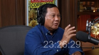 Tawa Prabowo Saat Deddy Corbuzier Bicara soal Jatah Menteri: Lo Nggak Ada Potongan, Ded!