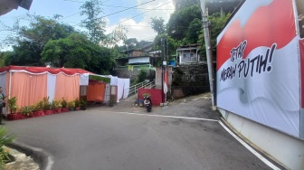 Ini Lokasi TPS 11 Tempat Ganjar Nyoblos, Ada Spanduk Bertuliskan 'Tetap Merah Putih'