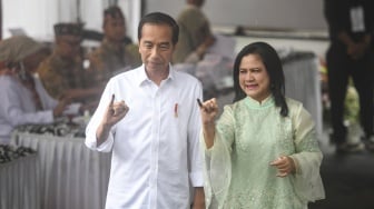 Libas Anies dan Ganjar, Prabowo Menang di TPS 10 Gambir Tempat Jokowi dan Iriana Nyoblos