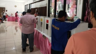 Ganjar-Mahfud Menang di TPS Lokasi Khusus Liponsos Surabaya