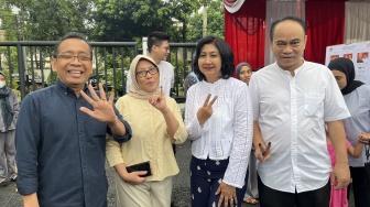 Prabowo-Gibran Menang di TPS 'Markas Menteri' Komplek Widya Chandra