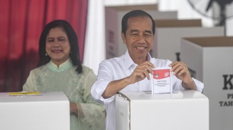 Ganjar Kalah Telak Di TPS Jokowi, Prabowo-Gibran Juaranya