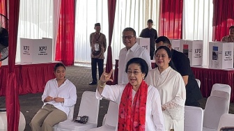 Edan! Di TPS Megawati, Ganjar-Mahfud Malah Ditekuk Anies-Cak Imin