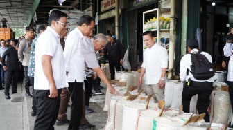 Meski Sudah Disidak Jokowi, Harga Beras di Pasar Induk Cipinang Belum Kunjung Normal