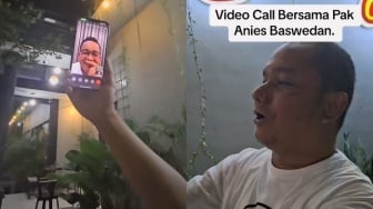 Bakhtiar Sibarani Video Call Anies Baswedan: Assalamu'alaikum Pak Presiden!