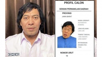 Ditanya Mau Dipanggil Senator atau Uhuy, Jawaban Komeng Bikin Ngakak!