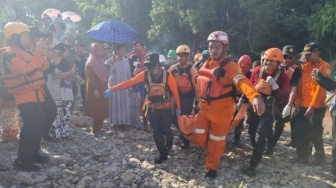 Kelelahan Saat Berenang Menyeberangi Sungai, Pemancing Tenggelam di Pangkep