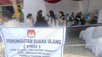 Suasana Pemungutan Suara Ulang di Medan, KPU Sebut Partisipasi Masyarakat Tetap Tinggi