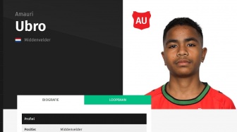 Profil Amauri Ubro, Talenta Muda Keturunan Indonesia di NEC Nijmegen U-16 yang Curi Perhatian