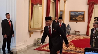 Jadi Anak Baru di Kabinet, AHY Minta Izin ke Jokowi Lakukan Hal Ini di Istana Negara