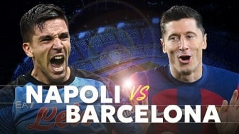 Prediksi Napoli vs Barcelona di 16 Besar Liga Champions: Preview, Skor, Link Live Streaming