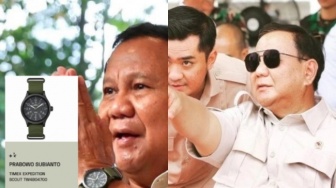 Harta Triliunan Tapi Pakai Jam Tangan Murah, Prabowo Subianto Tuai Pujian: Masa Mahalan Punya Gue?