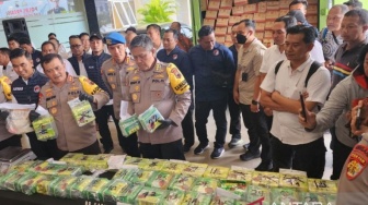 Dibawa dari Lampung, Polda Jateng Gagalkan Peredaran 52 Kg Sabu-sabu di Sragen