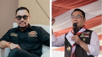 Disebut Bakal Maju Pilgub DKI Jakarta, Ini Pengalaman Politik Ridwan Kamil vs Ahmad Sahroni