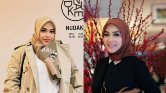 Detik-detik Syahrini Lap Ingus Aurel Hermansyah Pakai Tisu Bekas Sambal Viral Lagi