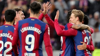 Hasil Liga Spanyol: Libas Getafe 4-0, Barcelona Naik ke Peringkat Dua Geser Girona