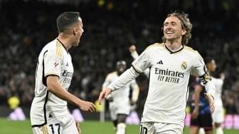 Cetak Gol Kemenangan Real Madrid pada Menit Akhir, Luka Modric Merasa Luar Biasa