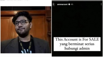 Ammar Zoni Jual Akun Instagram Pribadinya dengan 8,6 Juta Pengikut, Publik Geger: Akibat Kesalahan Sendiri
