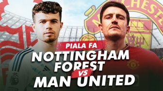 Prediksi Nottingham Forest vs Manchester United di 16 Besar Piala FA: Preview, Head to Head, Skor, Link Live Streaming