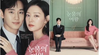 Tampilkan Suasana Kontras, Drama Korea Queen of Tears Rilis 2 Versi Poster