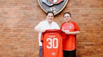 Kunjungi Training Center Klub Bali United, Ini Komentar Erick Thohir