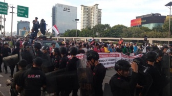 Massa Aksi Demo Tolak Hak Angket di DPR Dapat Kawalan Polisi