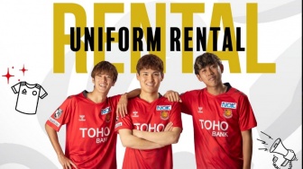 Unik, Klub Liga Jepang Ini Tawarkan Jasa Penyewaan Jersey Klub: Gratis!