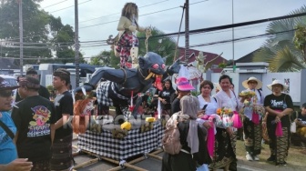Ratusan Ogoh-ogoh Meriahkan Pawai di Bontang, Simbol Kekuatan Alam Semesta