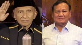 Rekam Jejak Amien Rais: Nasib Bapak Reformasi Kini Miris, Cuma Bisa 5 Detik Ketemu Prabowo