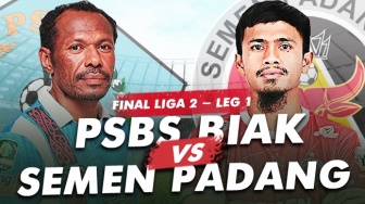 Prediksi PSBS Biak vs Semen Padang di Final Liga 2 Leg Pertama: Head to Head, Susunan Pemain, dan Skor