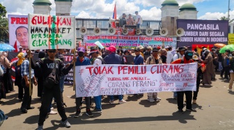 Pendemo GKR Bakal Geruduk DPR Siang Ini, Tuntut Hak Angket hingga Minta Dewan Turunkan Harga Beras