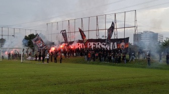 Lawan Persib Sabtu Besok, Jakmania Geruduk Latihan Persija Tuntut Hal Ini