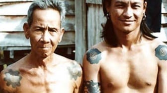 Sejarah Tato Dayak Iban, Tradisi Turun Temurun yang Diwariskan Nenek Moyang