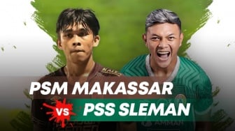 Link Live Streaming PSM Makassar vs PSS Sleman di Liga 1, 8 Maret 2024