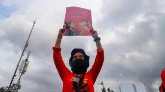 Aksi Peringatan Hari Perempuan Internasional di Jakarta