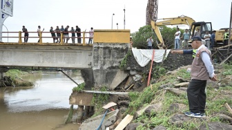 Kebut Perbaikan Satu Ruas Jembatan Kembar Menuju Bandara Internasional Minangkabau, Gubernur Sumbar: Rampung Hari Ini