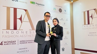 Reza Gladys Girang Menang The Best Couple Preneur Aesthetic di IFA 2024