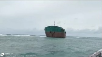 Kapal Tanker Kandas di Perairan Kangean, Begini Kondisinya