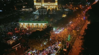 Meriahnya Pawai Obor di Pontianak, PJ Wali Kota Imbau soal Sampah