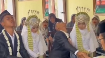 Momen Pengantin Pria Pingsan Saat Akad Nikah, Ekspresi Si Wanita Disorot: Dia Pikir Akting Mungkin