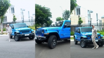 Fadly Faisal Pamer Mobil Rubicon Biru di Instagram, Fuji: Ketuker Nih