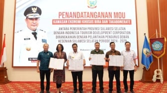 Pemprov Sulsel dan ITDC Teken MoU KEK Bira - Takabonerate