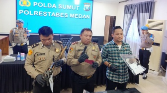 21 Orang Diamankan dari Lokasi Judi di Pancur Batu, 1 Jadi Tersangka Senpi Ilegal