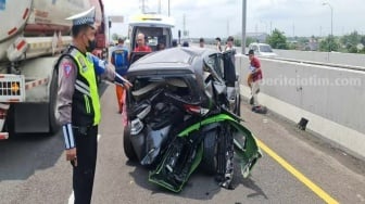 Pengemudi Porche Ngebut Saat Tabrak Grand Livina di Tol Porong-Sidoarjo, Terungkap Kecepatannya