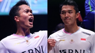 All Indonesian Final Tercipta di Final All England 2024, Ginting Vs Jonatan