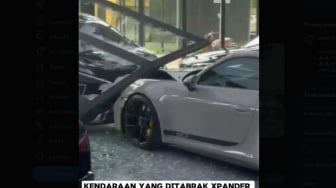 Deretan Apes Pengguna Mitsubishi Xpander: Tak Cuma Porsche, Pagar Sekolah Hingga Kafe Jadi Korban